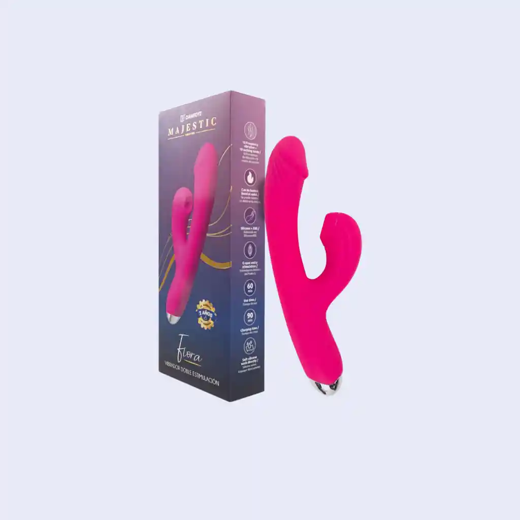 Majestic Vibrador Doble Estimulación Flora