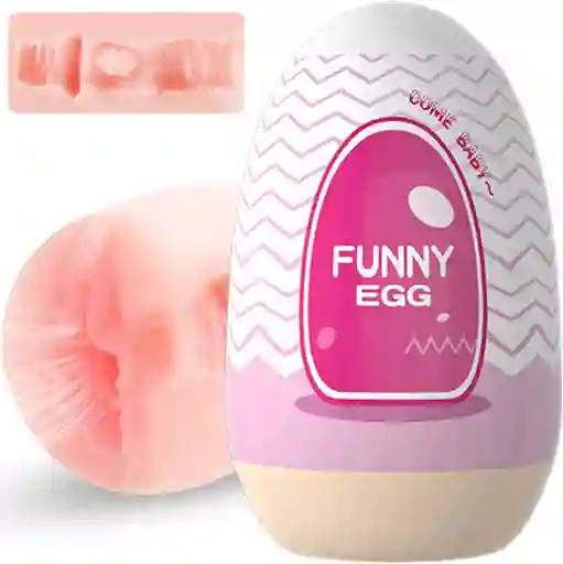 Pene Masturbador Huevo Silicona Orgasmo Egg Masturbator Orgasmo Eyaculación Semen Abundante