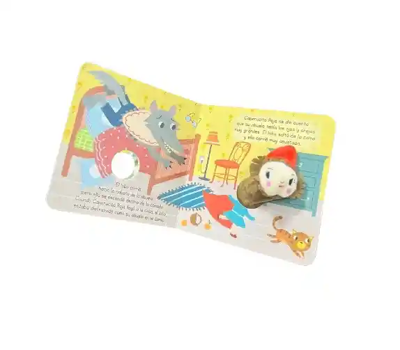 Libro Interactivo Clásicos Caperucita Rojas Títere Niños