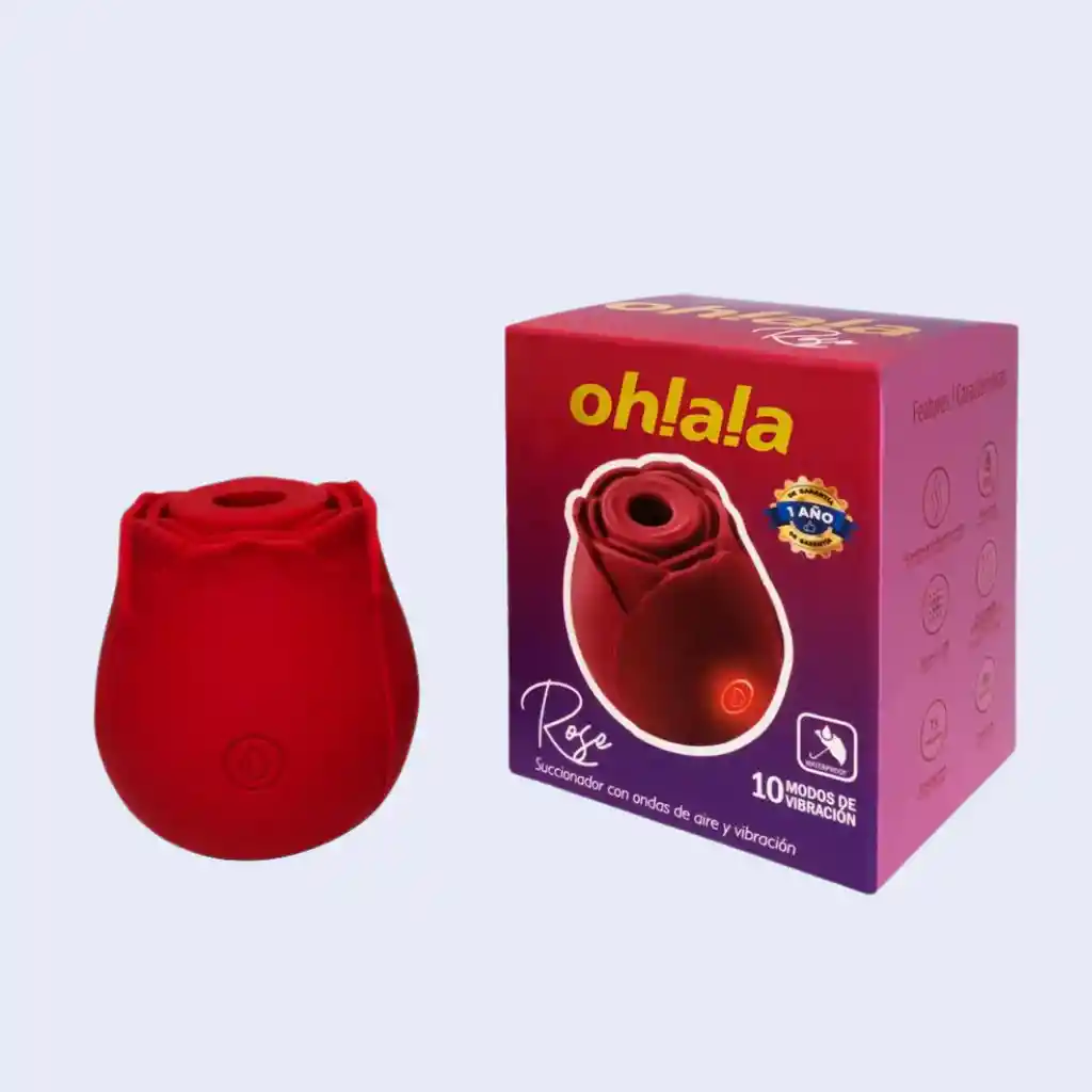 Vibrador Y Succionador Ohlala Rose