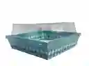 Caja Cuadrada Acetato Base Cartón