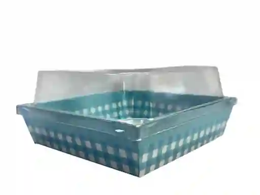 Caja Cuadrada Acetato Base Cartón