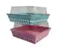 Caja Cuadrada Acetato Base Cartón