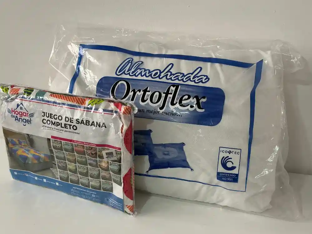 Sabana 1.20 + Almohada Ortoflex