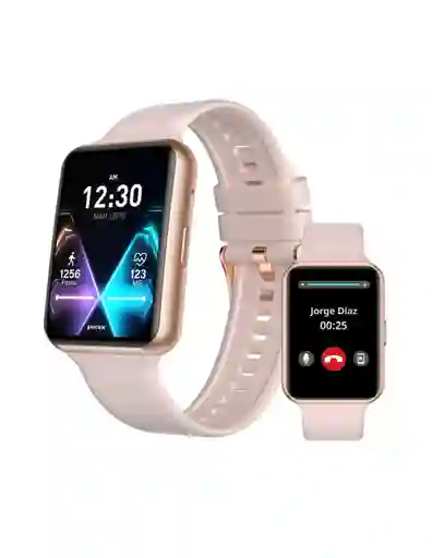 Reloj Smartwatch Era Fit View Binden Amoled Llamadas Bluetooth Rosa
