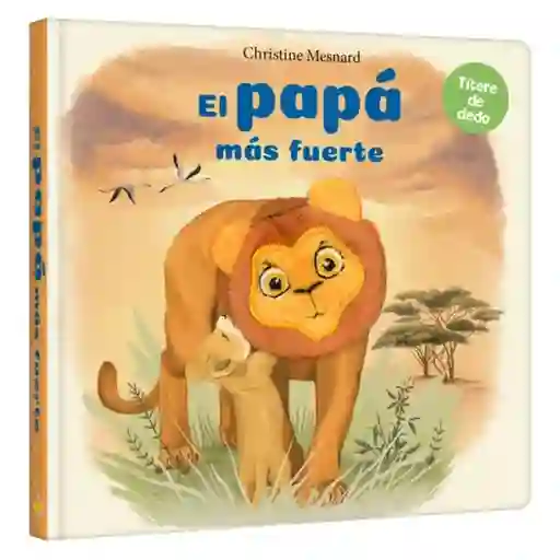 Libro Interactivo El Papá Mas Fuerte Dedo Títere Para Niños