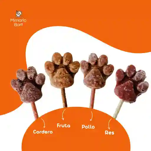 Kit X4 De Paletas Mini Para Perros 🥩🍖🍗🥭