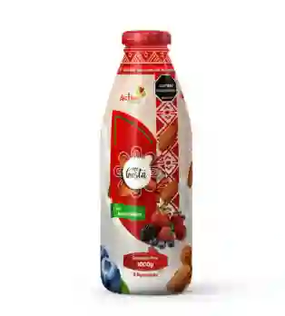 Yogurt Almendras Frutos Rojos X 1 Litro Activa