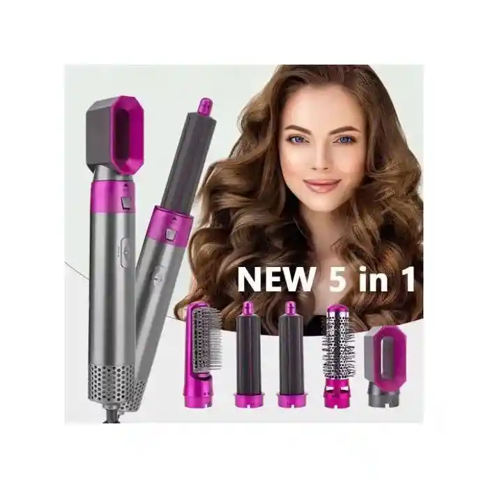 Cepillo Secador Multifuncional Estilizado Para El Cabello 5 En 1