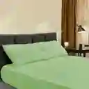 Juego De Sábanas Tamaño Sencillo De 420 Hilos 100% Algodón Paquistaní Verde