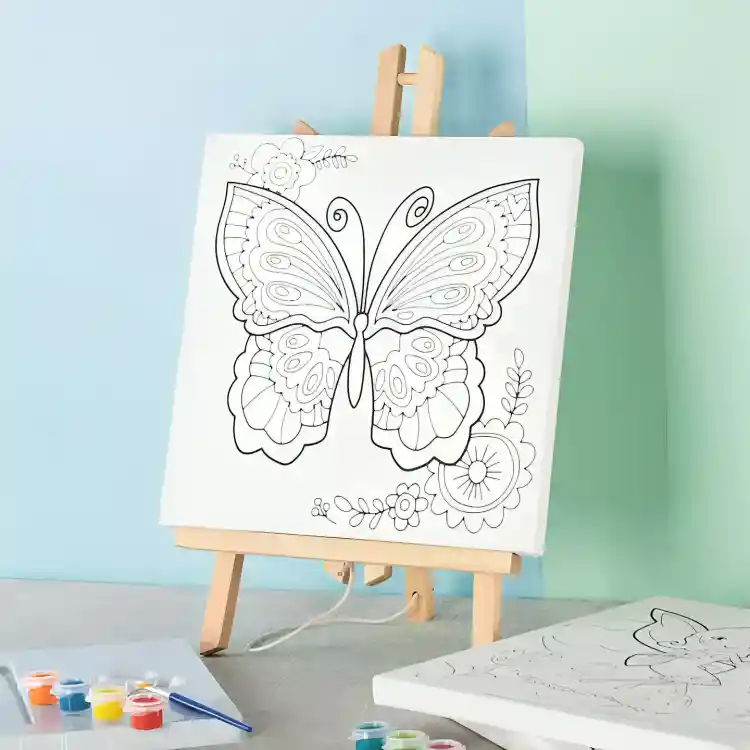 🎨🖌 Lienzo Para Pintar Con Base De Madera