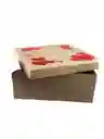 Caja Con Tapa Separada Corazones