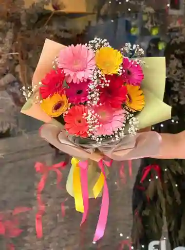 Bouquet Gerberas Multicolor