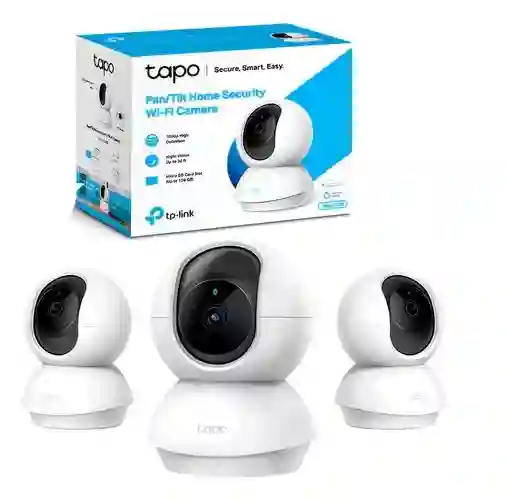Cámara De Seguridad Tp-link Tapo C200 X3 Unidadas Tapo Smart Con Reso