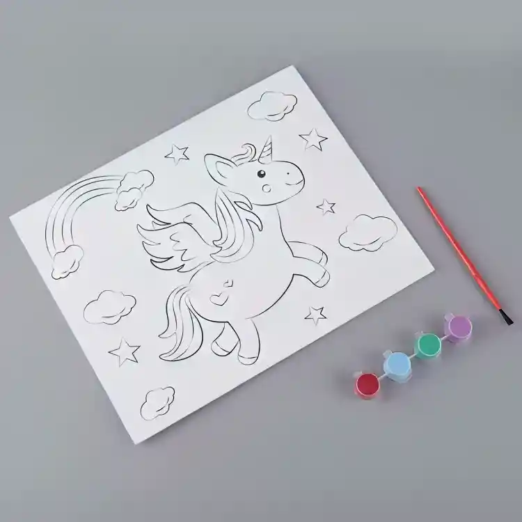 🎨🖌 Lienzo Para Pintar Con Base