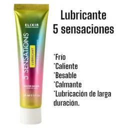 Lubricante 5 Sensaciones Elixir 15ml