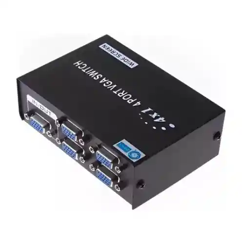 Switch Vga 4×1 De Puertos Conmutable