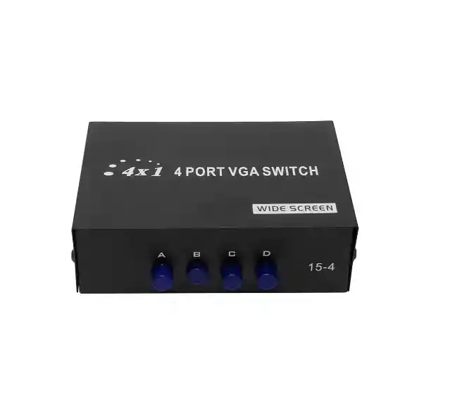 Switch Vga 4×1 De Puertos Conmutable