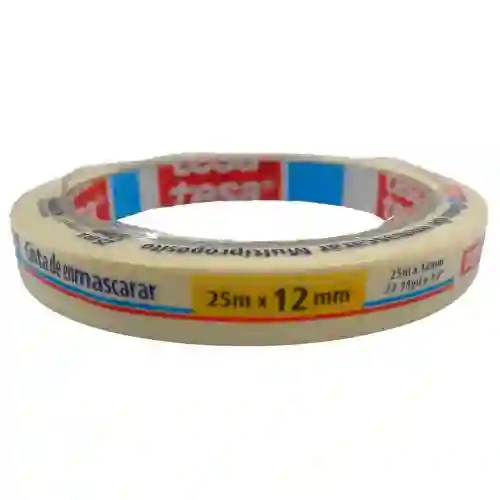 Cinta De Enmascarar Tesa - 12mm X 25m