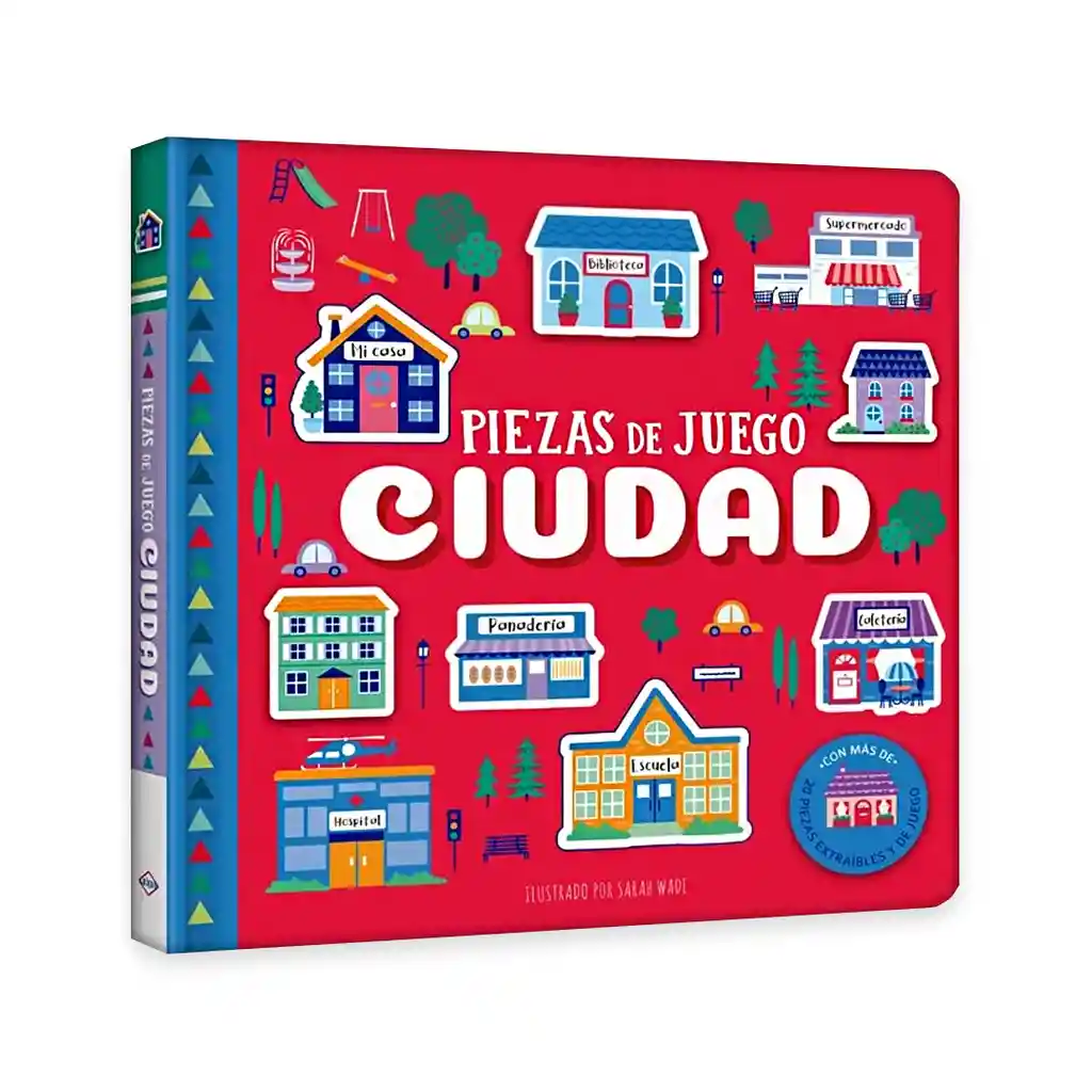 Piezas De Juego Ciudad Con Mas De 20 Piezas Extraíbles