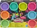 Set Plastilina Play-doh Colores Neón Brillantes Niños