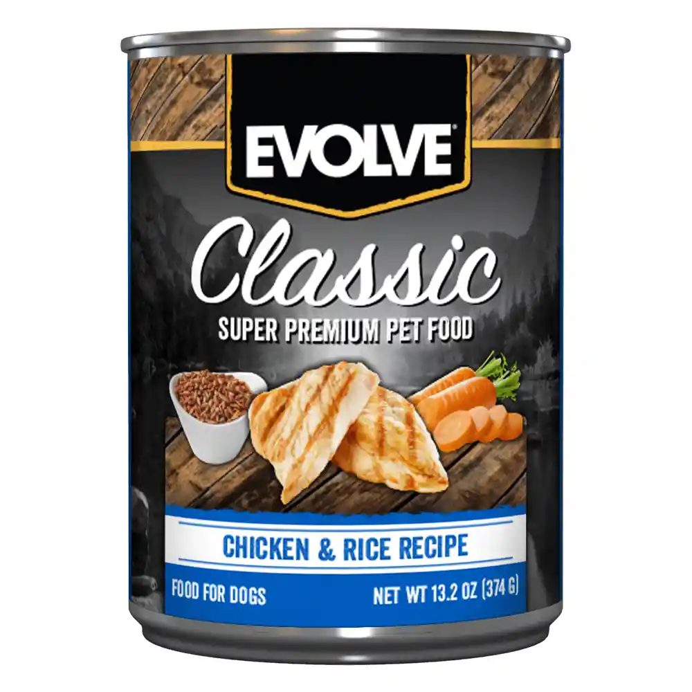 Evolve Dog Lata Chicken X13.2 Oz - 374 Gr