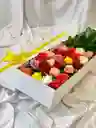 Caja Deluxe 24 Rosas Multicolor