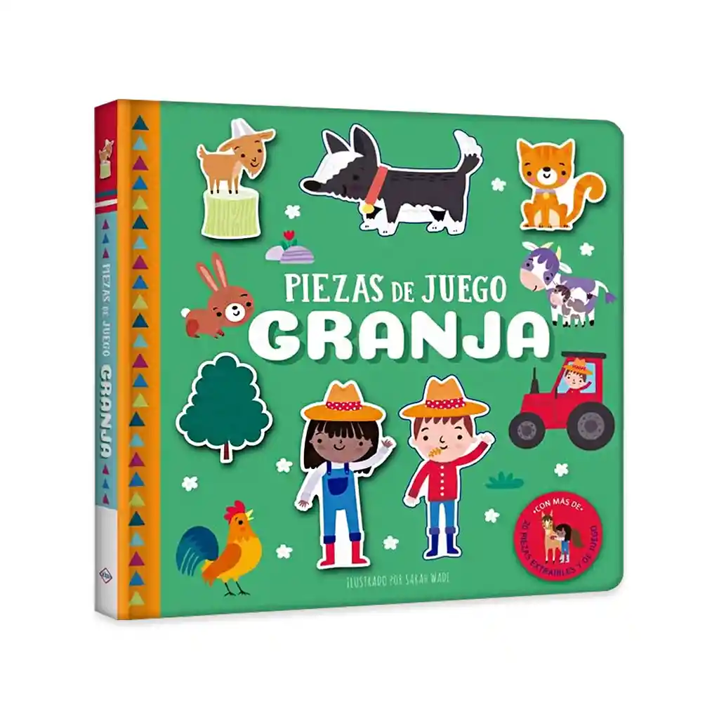 Piezas De Juego Granja Con Más De 20 Piezas Extraíbles