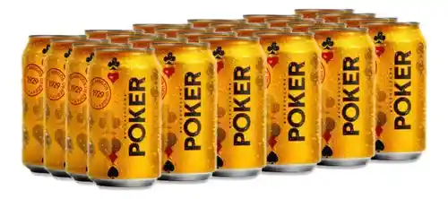 Poker Lata 330cc X 24 Unds