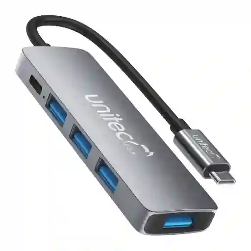 Hub Adaptador Convertidor Usb C 5 En 1 Para Windows Y Mac