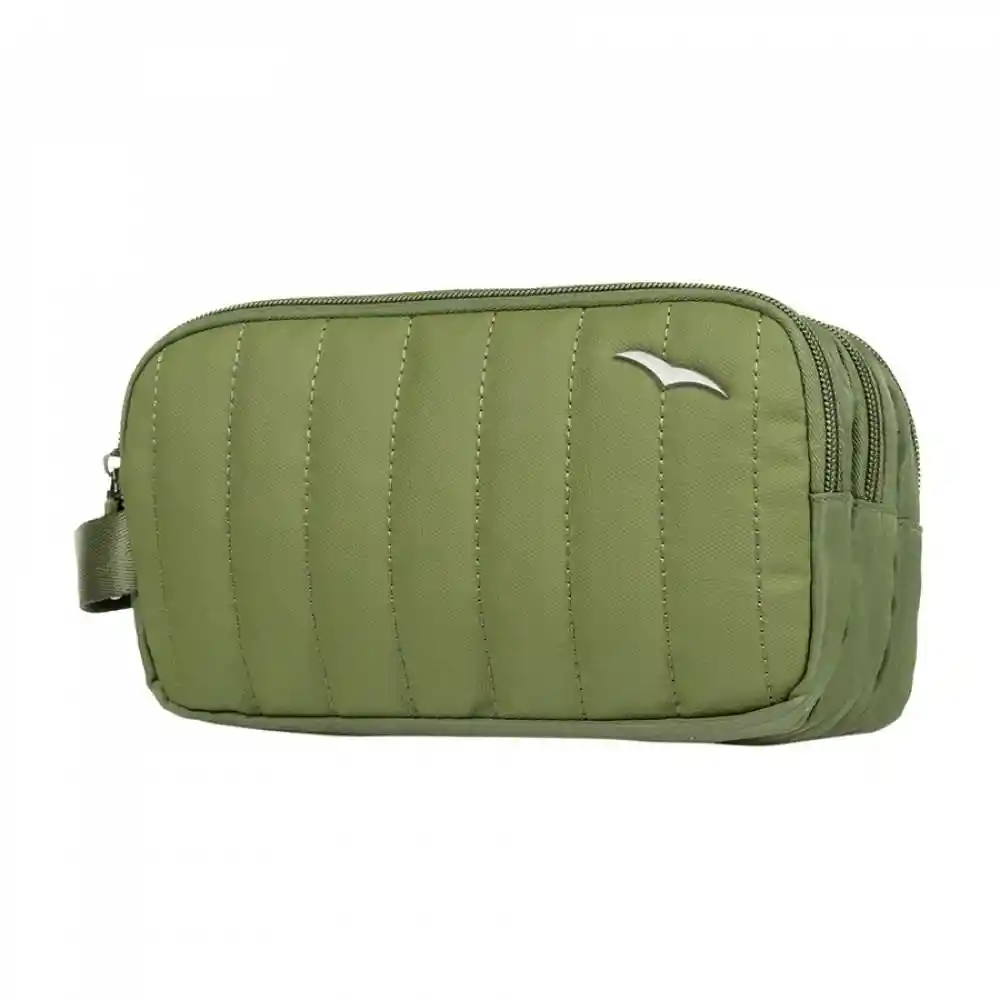 Cartuchera Lugano Paso 22x12x22cm Verde Poliester