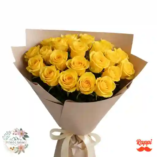 24 Rosas Amarillas