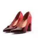 Tacón Alto Difuminado Rojo Vizzano Talla 36