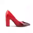 Tacón Alto Difuminado Rojo Vizzano Talla 36