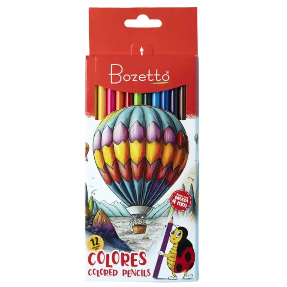 Caja De Colores X12 Bozetto