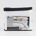 Juego De Sabanas Expressions Rayas Sateen Doble 140x190cm Blanco