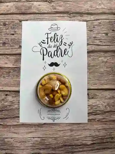 Tarjeta Especial De Padres Con Domo Mini Frutos Secos