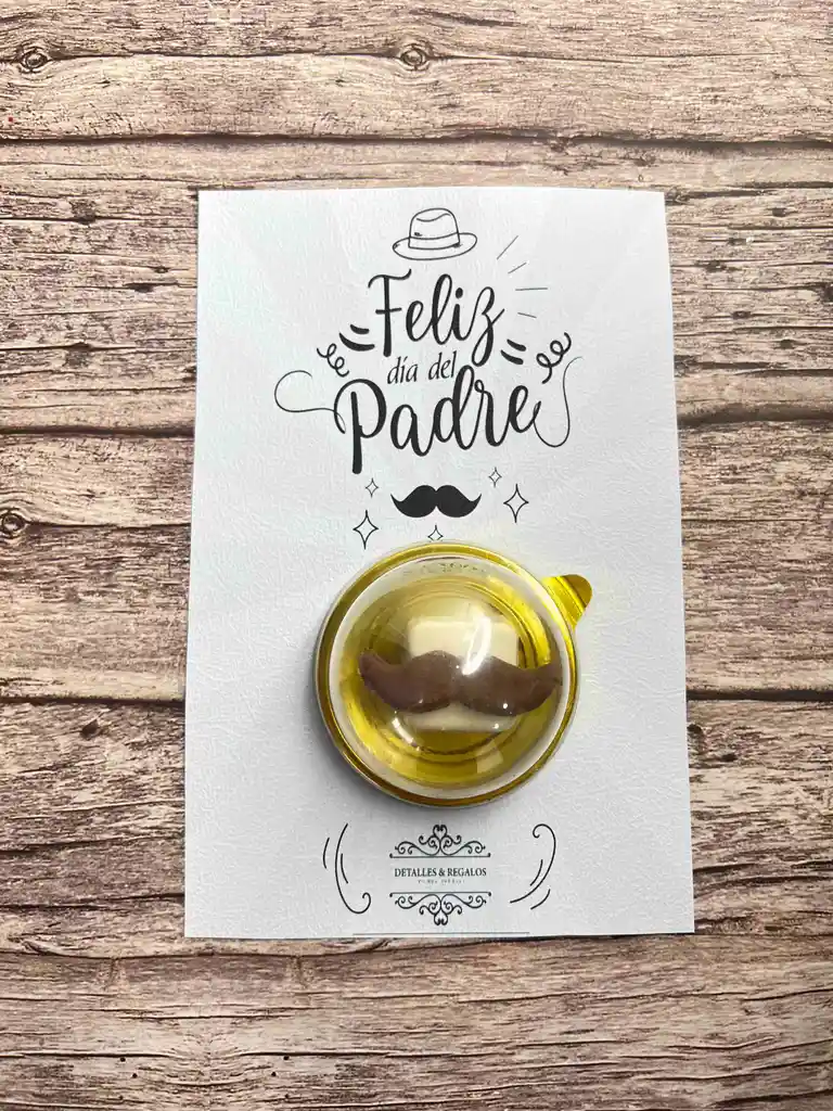 Tarjeta Especial De Padres Con Rellenos O Trufas De Chocolate