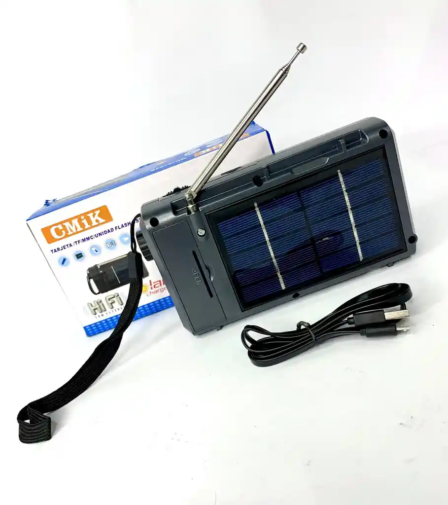 Radio Original Cmik 2109 Con Panel Solar Y Bluetooth