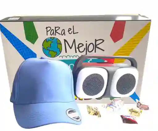 Regalo Especial Dia Del Padre Con Parlante Y Gorra Para Papà - Para El Mejor Papà Del Mundo Ref 20