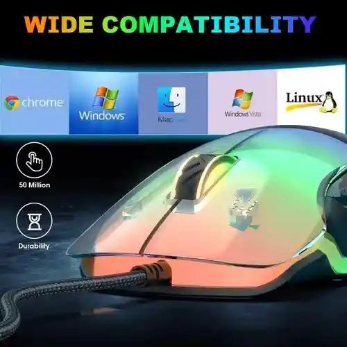 Mouse De Juego Gamer Onikuma Cw925 Rgb