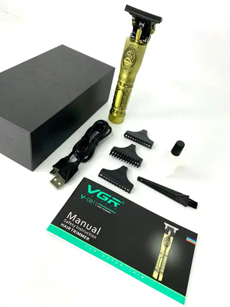Maquina Patillera Y Barbera Inalambrica Recargable Vgr-081