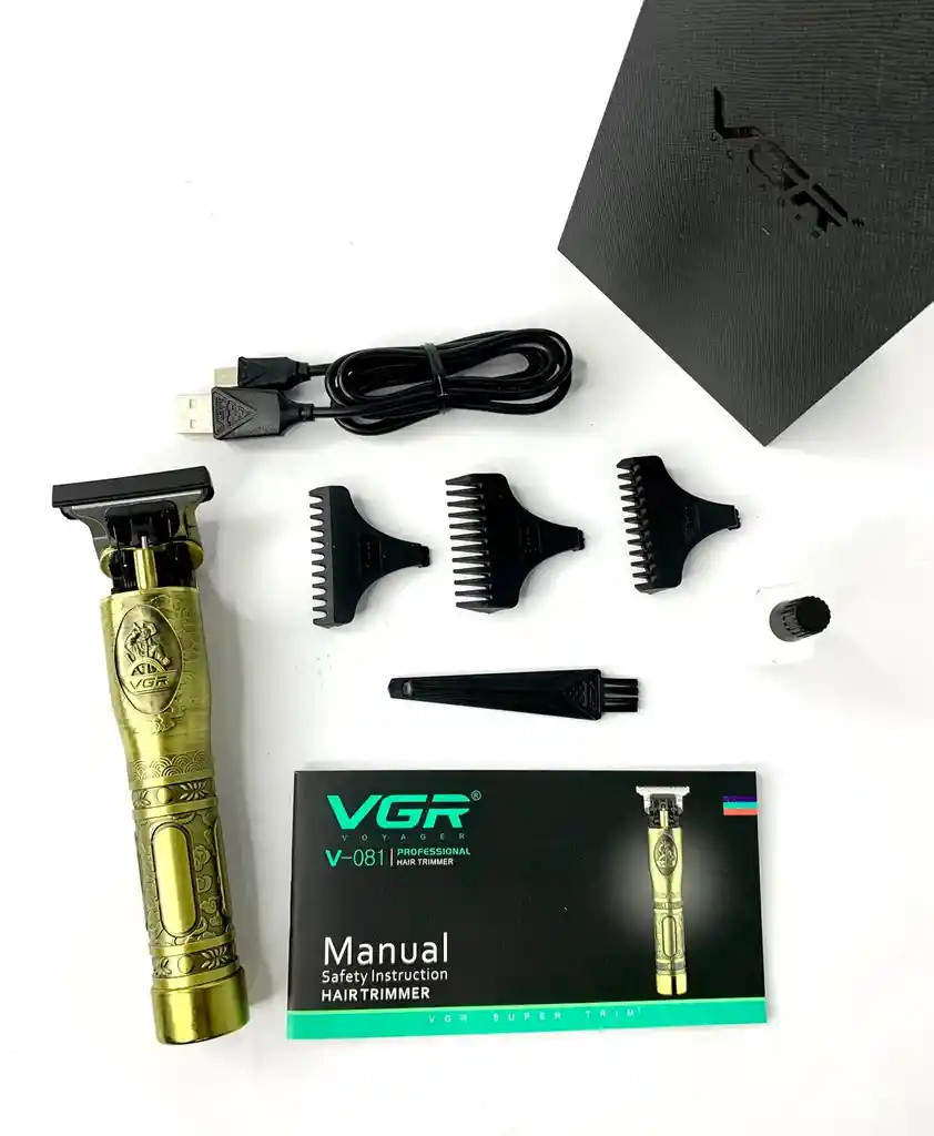 Maquina Patillera Y Barbera Inalambrica Recargable Vgr-081