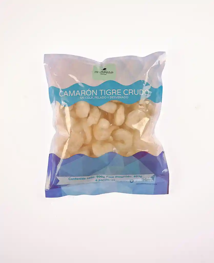 Camarón Tigre Crudo 500 G