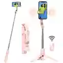 Palo Selfie Con Doble Iluminacion Portátil Con Bluetooth