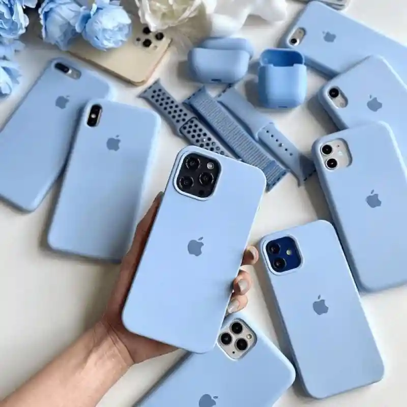 Silicone Case Iphone 11 Pro Max - Azul Cielo