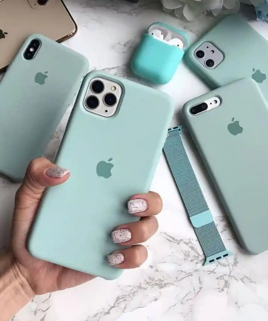 Silicone Case Iphone 15 - Menta