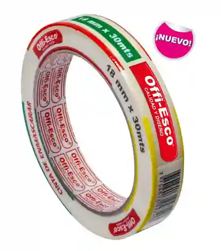 Cinta Offi-esco Enmascarar 18mm X 30mts
