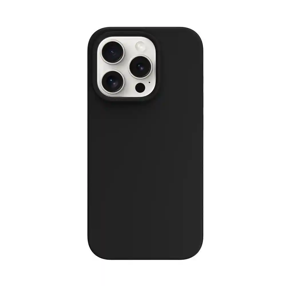 Silicone Case Iphone 15 Pro - Negro