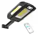 Lampara Reflector Solar Plegable T02 Control Remoto Y Sensor Carcasa Negro Luz Blanca 110v